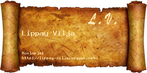 Lippay Vilja névjegykártya